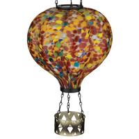Regal Art & Gift 20" Orange Murano HAB Solar Lantern 