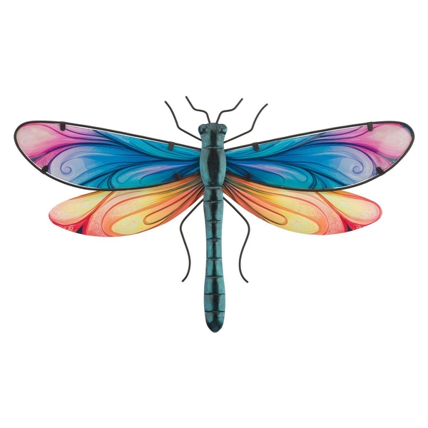 18" Spectra Dragonfly Wall Décor