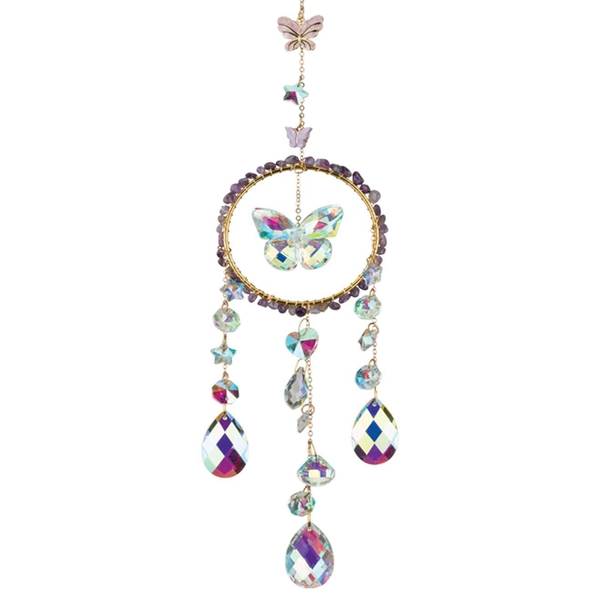 16.5" Butterfly Crystal Daydream Ornament 