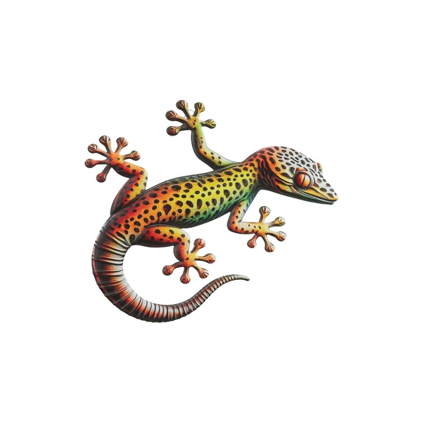 12" Burano Dots Gecko Decor
