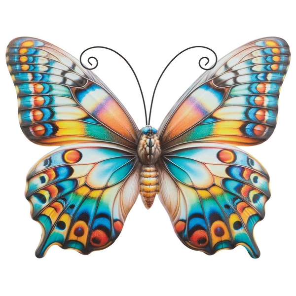 20" Multicolor Butterfly Wall Décor