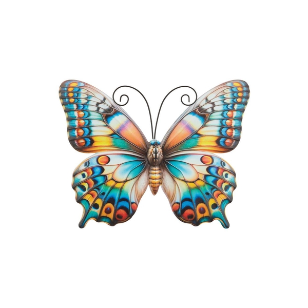 12" Multicolor Butterfly Wall Decor