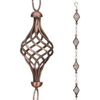 Regal Art & Gift 100" Bronze Rain Finial Chain