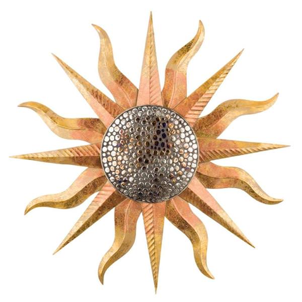 24" Metal Cairo Sun Wall Décor