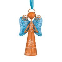 Regal Art & Gift 6" Angel Bell Orange Ornament