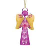 Regal Art & Gift 6" Angel Bell Pink Ornament