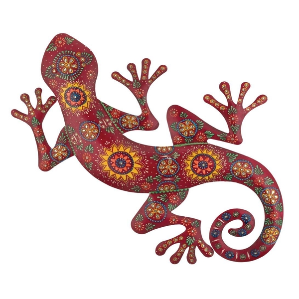 24" Maha Red Gecko Decor