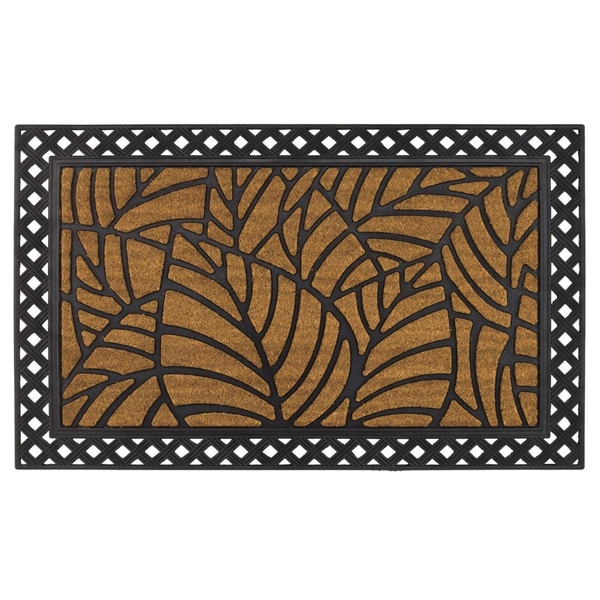 24" x 36" Coir Leaf Doormat 