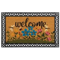 Regal Art & Gift 24" x 36" Coir Flower Doormat LED 