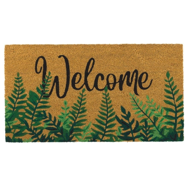18" x 30" Fern Doormat Coir 