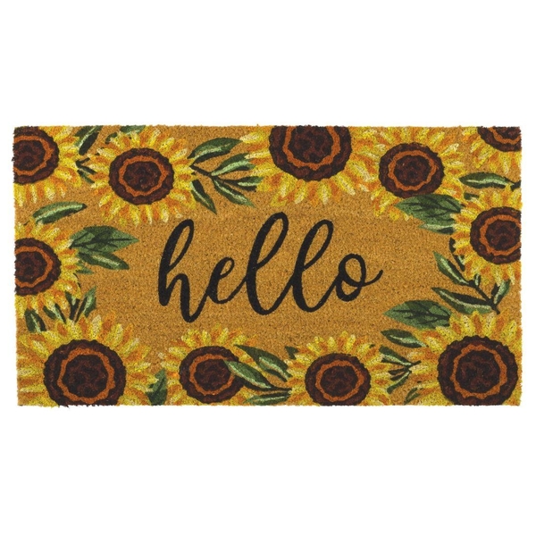 18" x 30" Sunflower Doormat Coir 