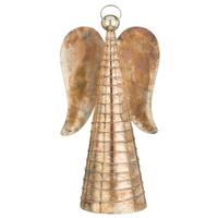View 22" Gold Flame Angel Decor