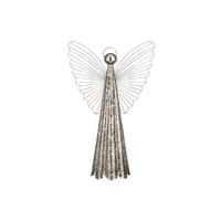 View 22" Contempo Silver Angel Decor