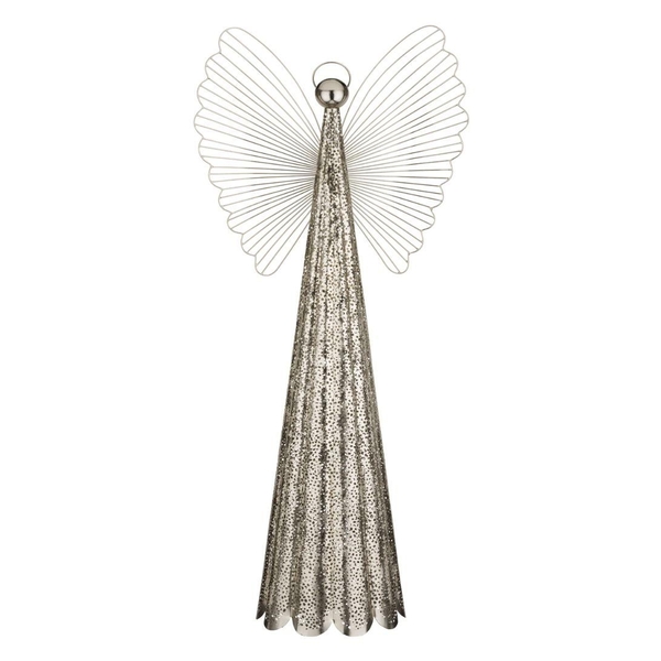 36" Contempo Silver Angel Decor