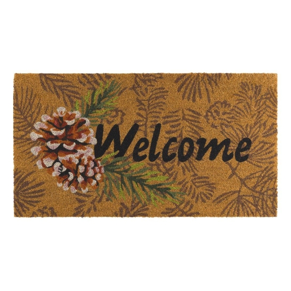 18" x 30" Coir Pinecone Doormat 