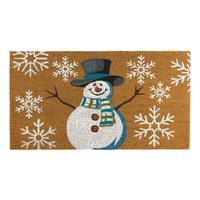 View 18" x 30" Coir Snowman Doormat 