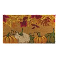 Regal Art & Gift 18" x 30" Coir Pumpkins Doormat 