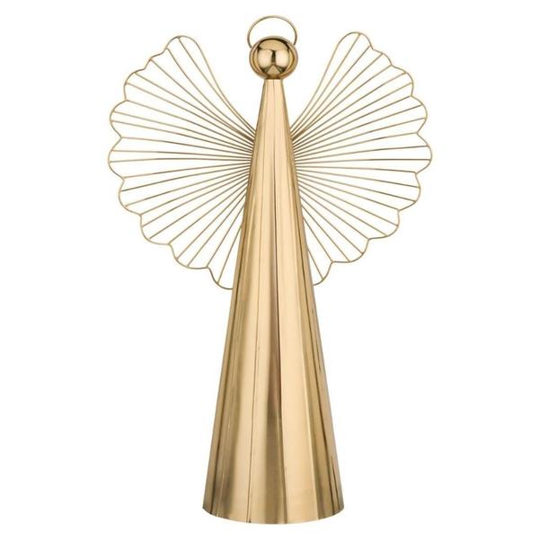 22" Metallic Gold Angel Decor