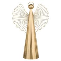 View 22" Metallic Gold Angel Decor