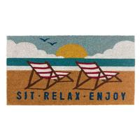 Regal Art & Gift 18" x 30" Coir Beach Chairs Doormat 