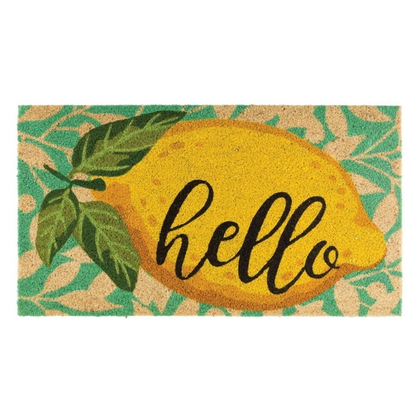 18" x 30" Lemon Doormat Coir 