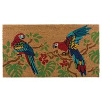 Regal Art & Gift 18" x 30" Coir Parrots Doormat 