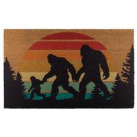 Regal Art & Gift 18" x 30" Coir Sasquatch Family Doormat 