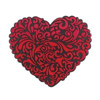 Regal Art & Gift 12" Red Heart Stepping Stone