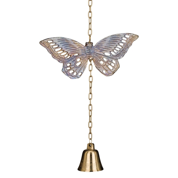27.25" Butterfly Cast Garden Bell