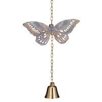 View 27.25" Butterfly Cast Garden Bell