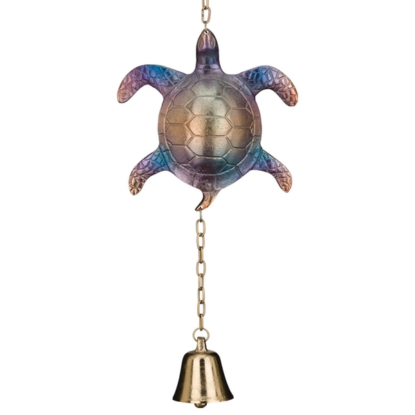 29" Sea Turtle Cast Garden Bell