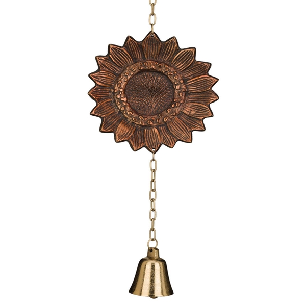 28" Sunflower Cast Garden Bell