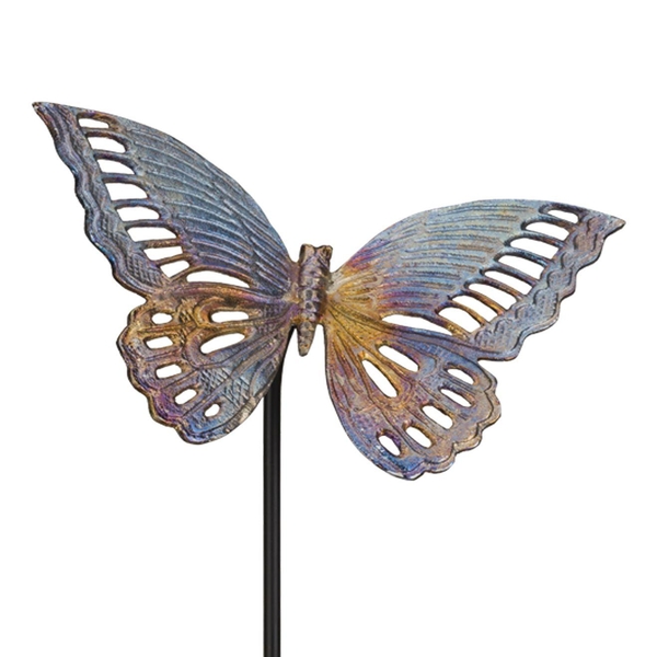 34.5" Cast Butterfly Garden Stake 