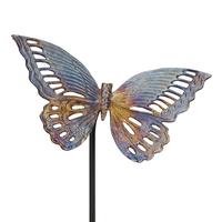 Regal Art & Gift 34.5" Cast Butterfly Garden Stake 