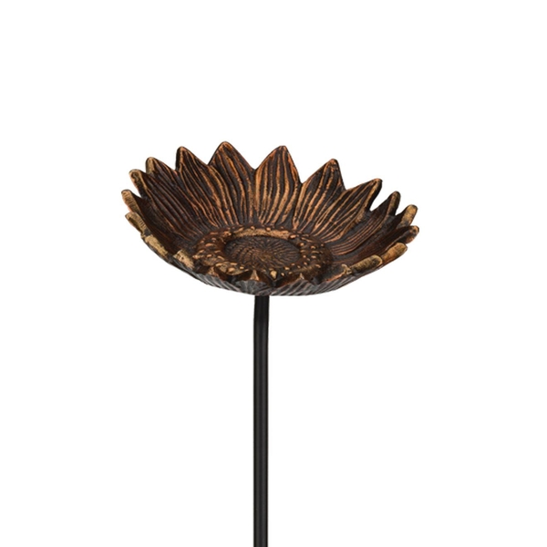 36.5" Cast Sunflower Garden Stake 