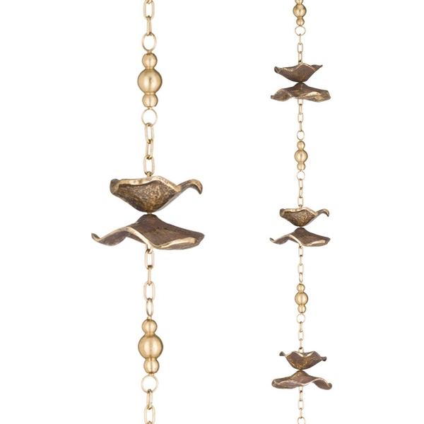 100" Cast Flower Rain Chain