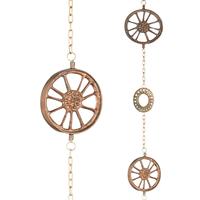 View 100" Cast Wheel Rain Chain