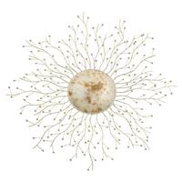 Regal Art & Gift 30" Gold Burst Metal/Glass Wall Décor
