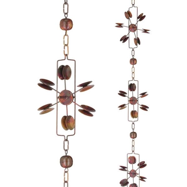 101" Cast Water Mill Rain Chain 