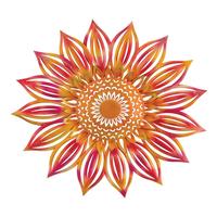 Regal Art & Gift 21" Sunburst Floral Wall Décor