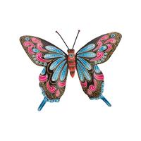 Regal Art & Gift 12.75" Black/Blue Henna Butterfly Wall Décor