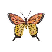 Regal Art & Gift 12.5" Orange Henna Butterfly Wall Décor