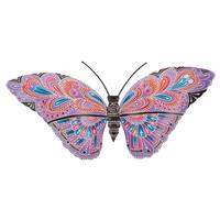 Regal Art & Gift 16.5" Purple Henna Butterfly Wall Décor