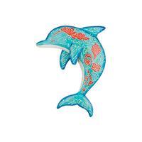 Regal Art & Gift 13.75" Henna Blue Dolphin Wall Decor