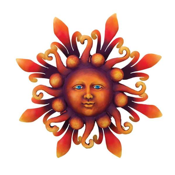 13" Small Sun Wall Décor