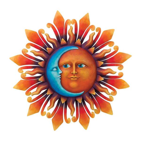 35" Extra Large Sun/Moon Wall Décor
