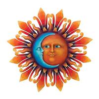 Regal Art & Gift 35" Extra Large Sun/Moon Wall Décor