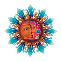 Regal Art & Gift 35" Hippie Sun/Moon Wall Décor