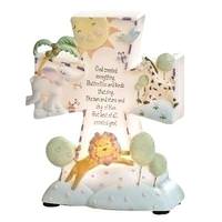Roman 6.5" Resin & Stone "God Created Everything"