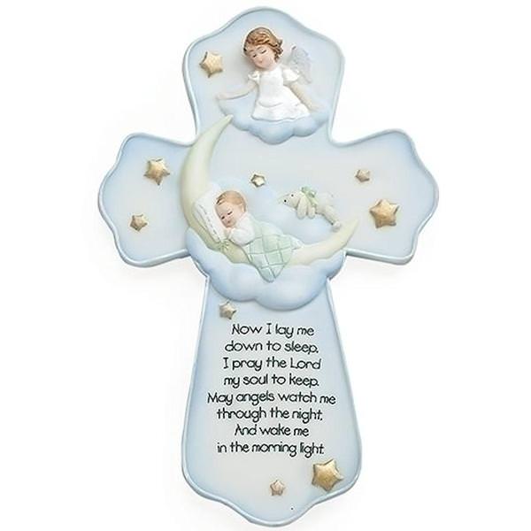 4.5" x 7" Light Blue Sweet Dreams Roman Wall Decor